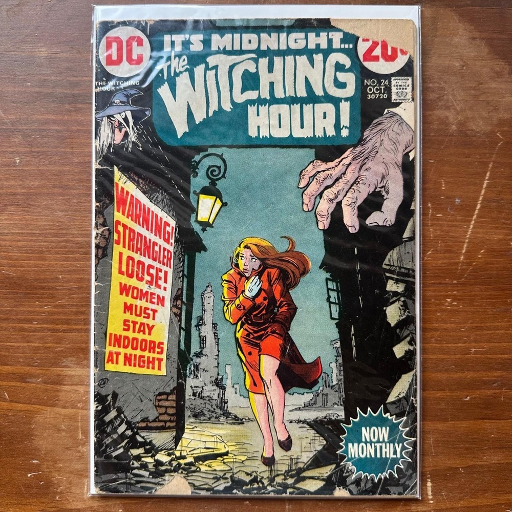 DC Comics The Witching Hour #24 Oct 1972 Nick Cardy Cover Bronze Horror Fa/G Raw